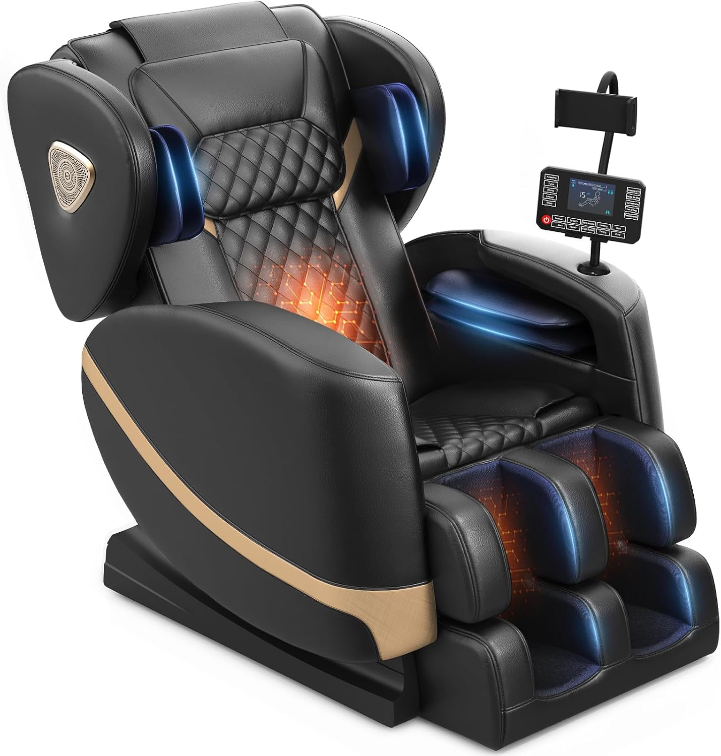 Full Body Zero Gravity Massage Chair with Heat, Foot Massage & Bluetooth