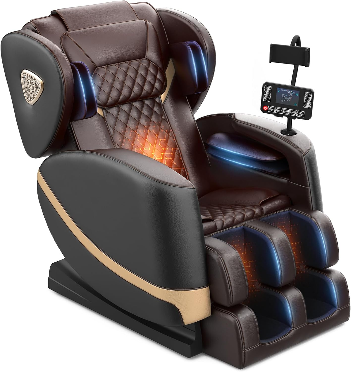 Full Body Zero Gravity Massage Chair with Heat, Foot Massage & Bluetooth