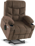 Mariolra Power Lift Recliner Chair with 140° Recline, USB-C Charging & Cup Holders