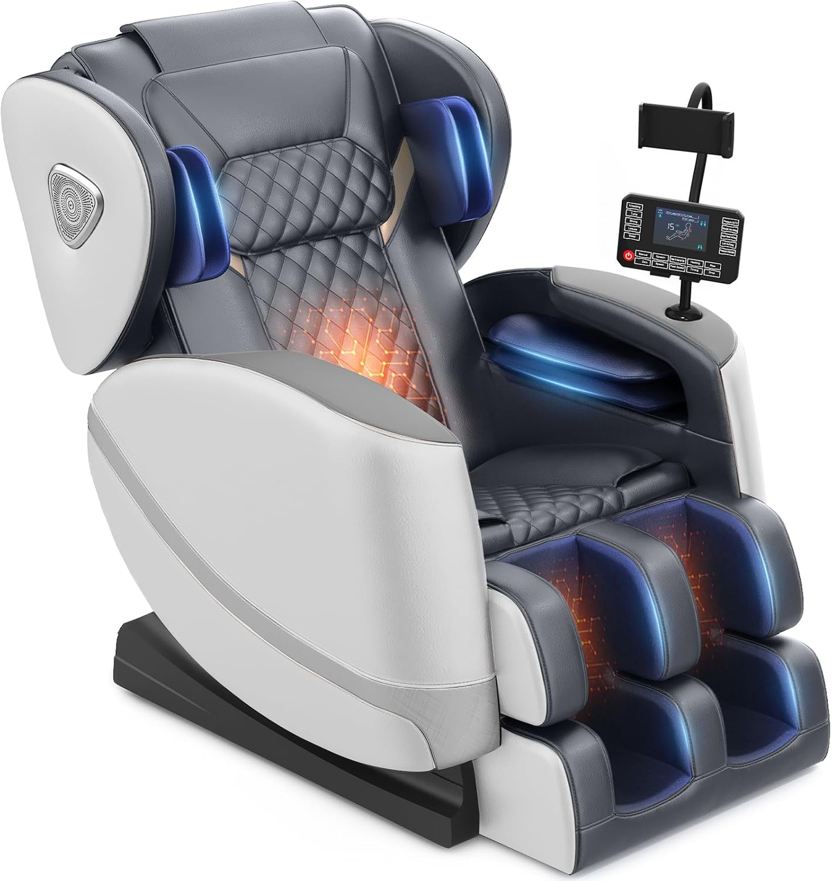 Full Body Zero Gravity Massage Chair with Heat, Foot Massage & Bluetooth